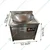 Commercial 48 Inches Stainless Steel Induction Kadhai Machine, 110 Liters